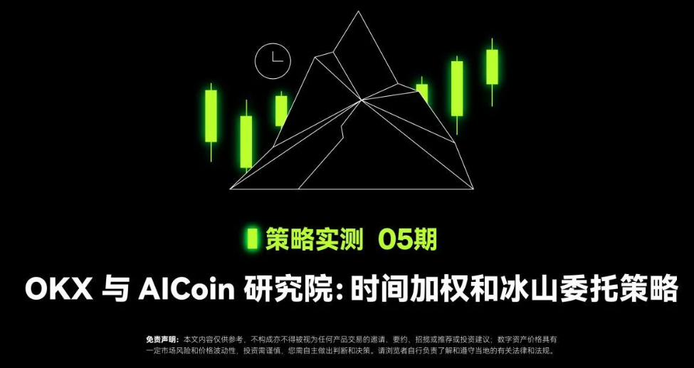 比特币最新价格:策略实测05｜OKX与AICoin研究院：时间加权和冰山委托策略 